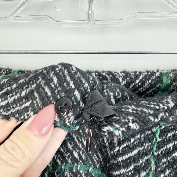 AKRIS PUNTO | NEW Windowpane Check Herringbone Pencil Skirt Women’s Size 10 - Picture 11 of 15